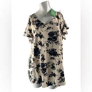 TAOHUADAO - v neck casual top.